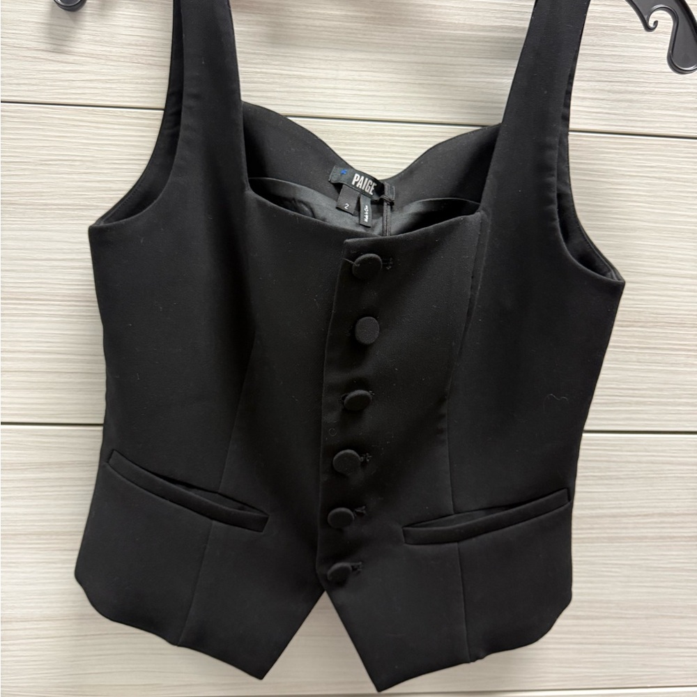 PAIGE Irene Top in Black